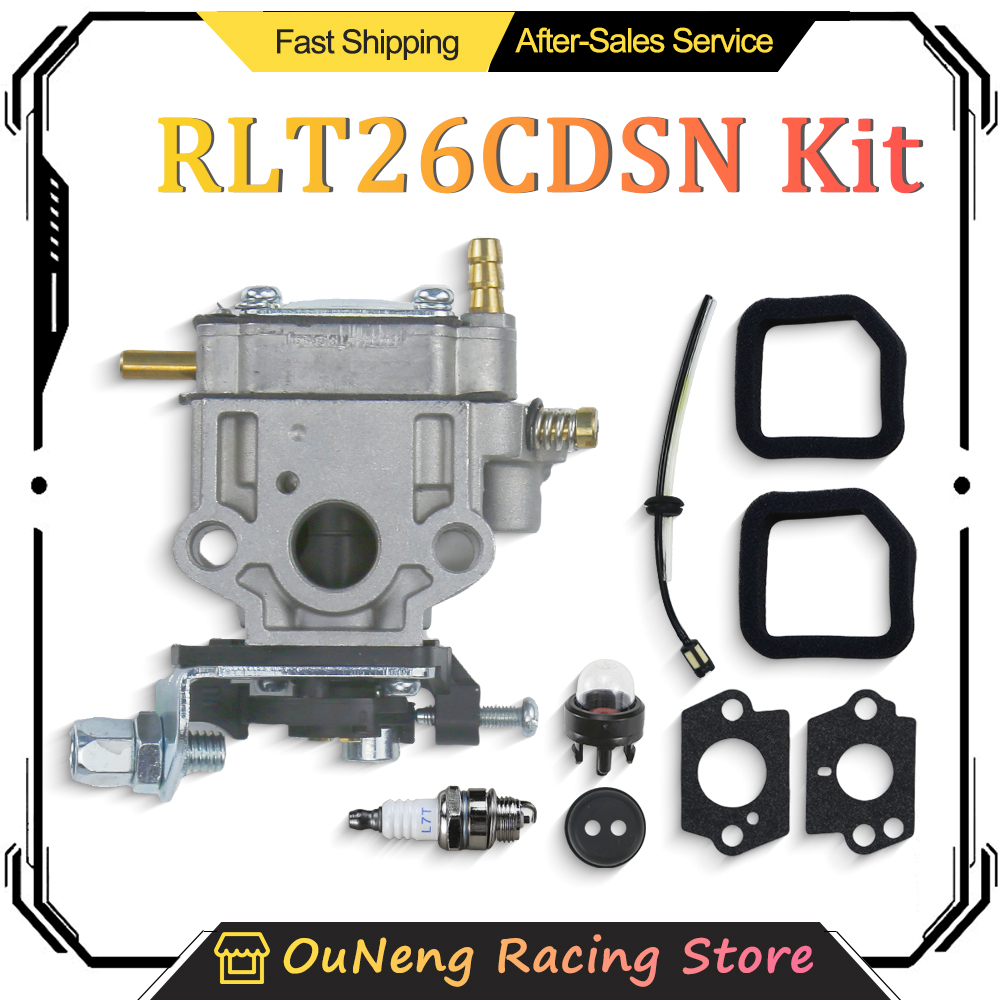 Gardening Tools And Accessories - 芝刈り機キャブレターキット燃料ライン付き Rlt26cdsn Homelite HlT25CNB トリマー ホイッパー