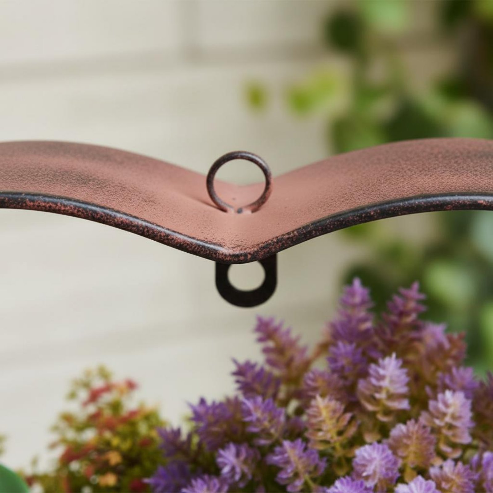 Hanging Planter Basket - ハート型の金属製プランター、壁掛け式鉄製フラワーポット、素朴なハンギングサボテンホルダー、ハート型の植物バスケット（リビングルーム用）