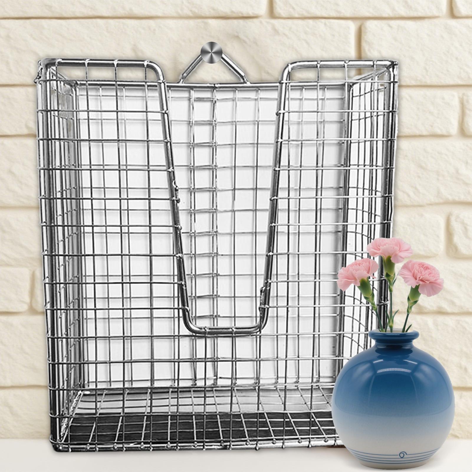 Vertical Wall Planter - スタッグホーンシダ取り付けキット ステンレス製壁掛けプランターバスケット 垂直吊り下げスタッグホーンシダプランターブラケット