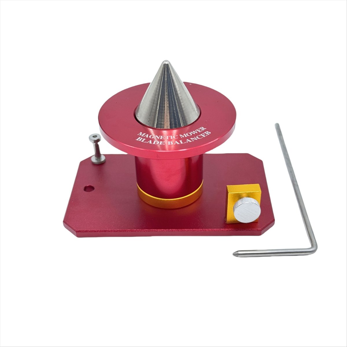 Gardening Tools And Accessories - ABCD 壁掛け式芝刈り機ブレードバランサー すべての芝刈り機と園芸工具に対応 芝刈り機ツールアクセサリー レッド