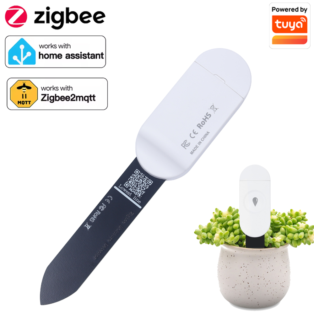 Moisture Meter Plant - Tuya Zigbee 温度湿度水分検出器スマート土壌テスター水分センサー電話アプリリアルタイムモニター家庭菜園用