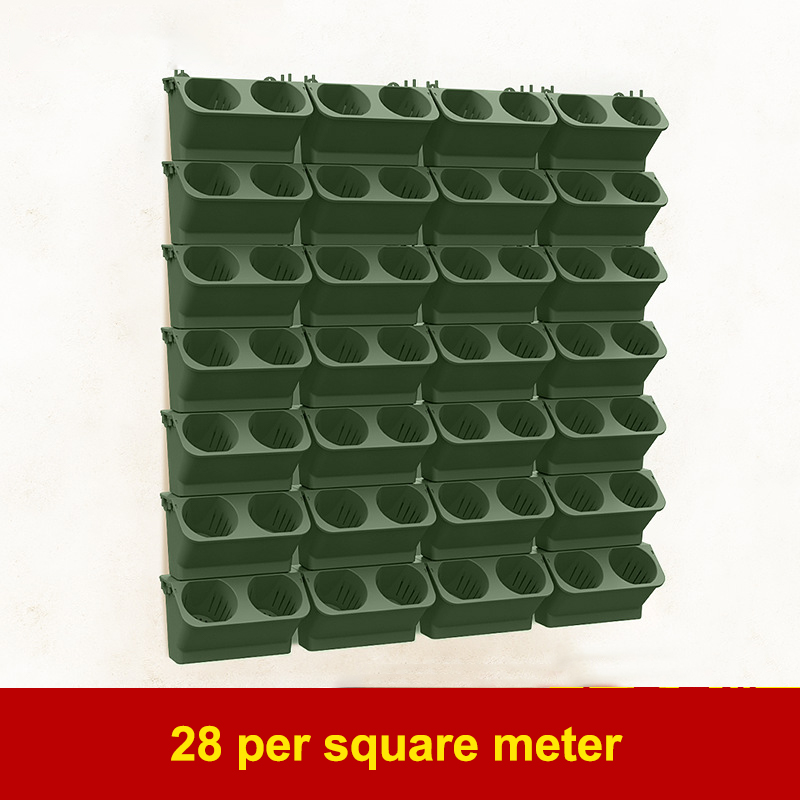 Vertical Wall Planter - 1Pc 壁プランター植木鉢ぶら下げ垂直庭園多肉植物屋外植木鉢家の装飾ガーデニングガジェットアクセサリーバスケット