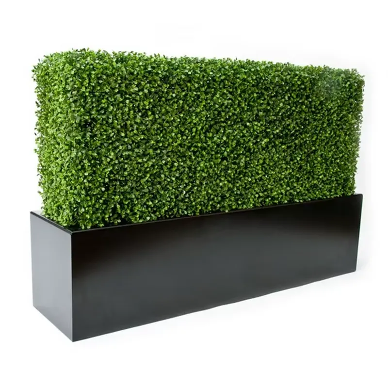 Vertical Wall Planter - CQ-001 手作りエコフレンドリー垂直庭園人工芝PEパネルプラスチック製ボックスウッド壁面ヘッジプランタープライバシーガーデンUV