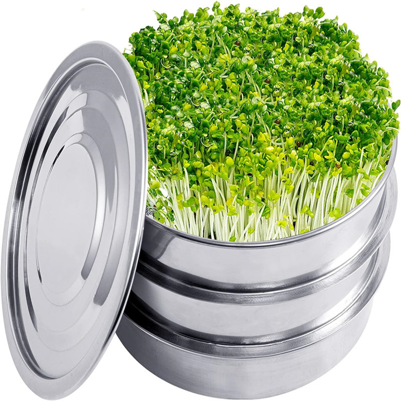 Hydroponic System - ステンレス製植物発芽キット 水耕栽培システム 室内キット コンプリートセット 植物発芽キット グロウボックスキット