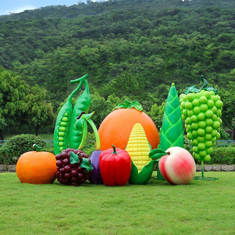 Gardening Tools Revit - 果物と野菜の飾り物 田園地帯の活性化 風景装飾品 屋外農園の収穫庭 模擬ブドウ収穫