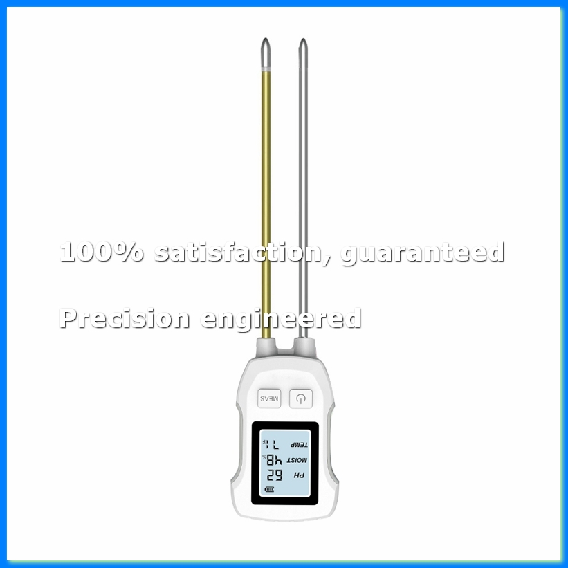 Moisture Meter Plant - 3 in 1土壌水分計、温度/土壌水分/PHメーター付きデジタル植物水分計、土壌テストメーター-FS