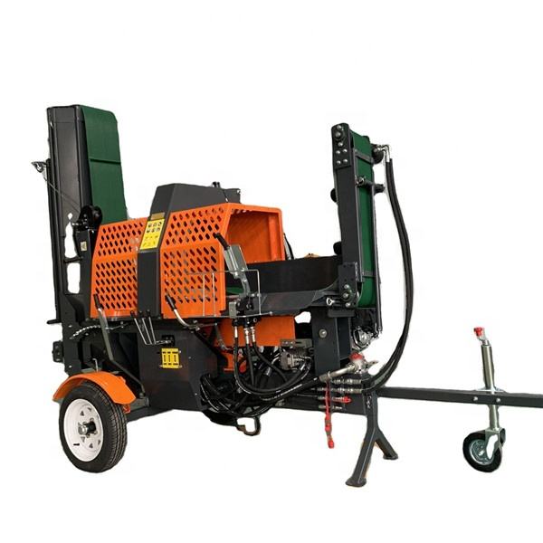 20トン ホットセール木材加工機 ログスプリッター 中国製  - Gardening Tools Video のレビューと価格