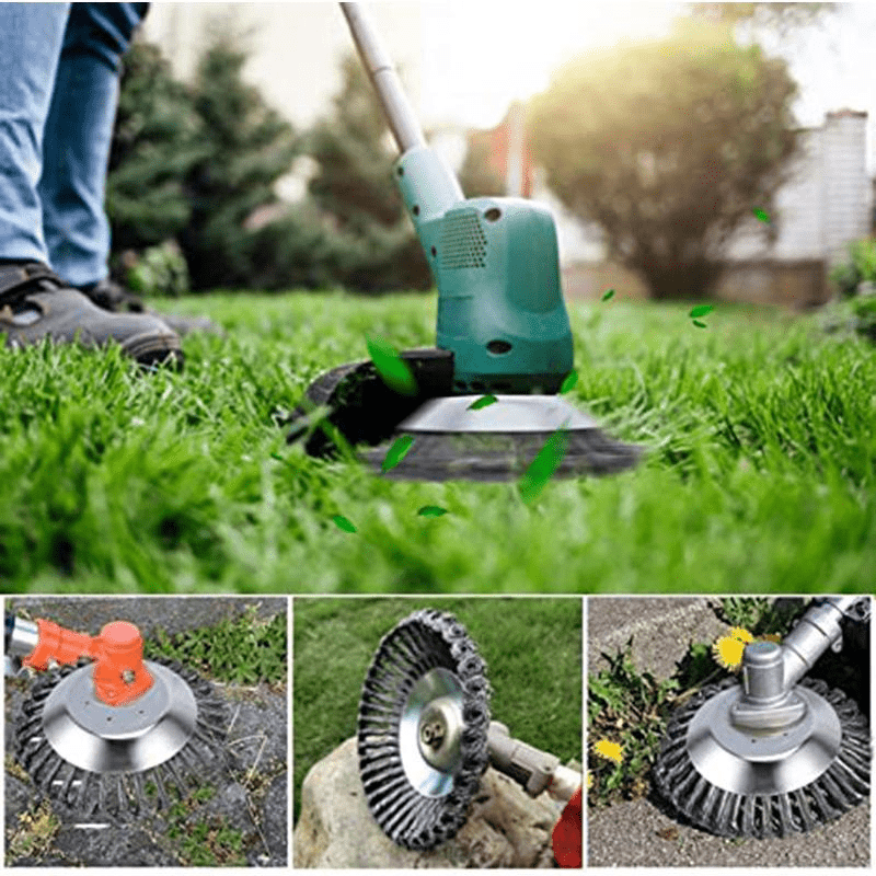 鋼線除草ガーデン雑草ホイールツール錆除去ツイストワイヤー鋼線 - Gardening Tools And Accessories のレビューと価格