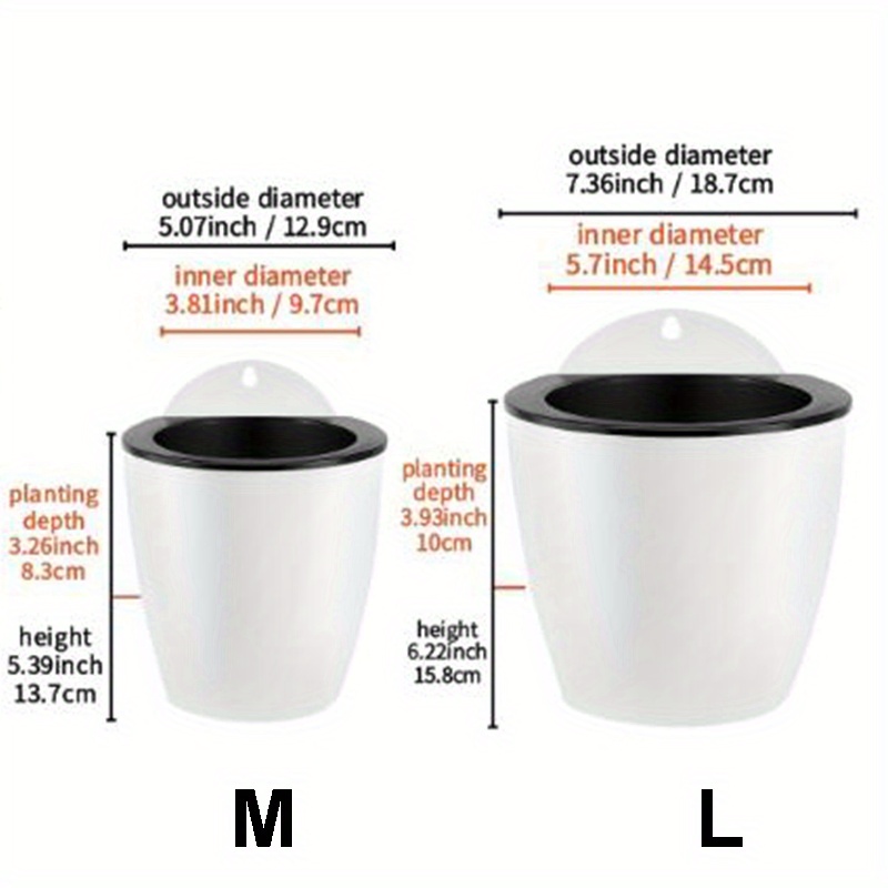自動給水壁掛けプランター、手すり用フラワーポット、垂直庭園プ - Vertical Wall Planter のレビューと価格