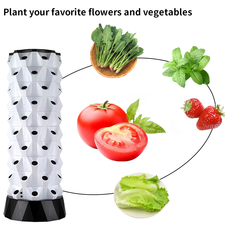 スマートファーム水耕栽培キット自動給水垂直庭園室内園芸システ - Hydroponic System のレビューと価格