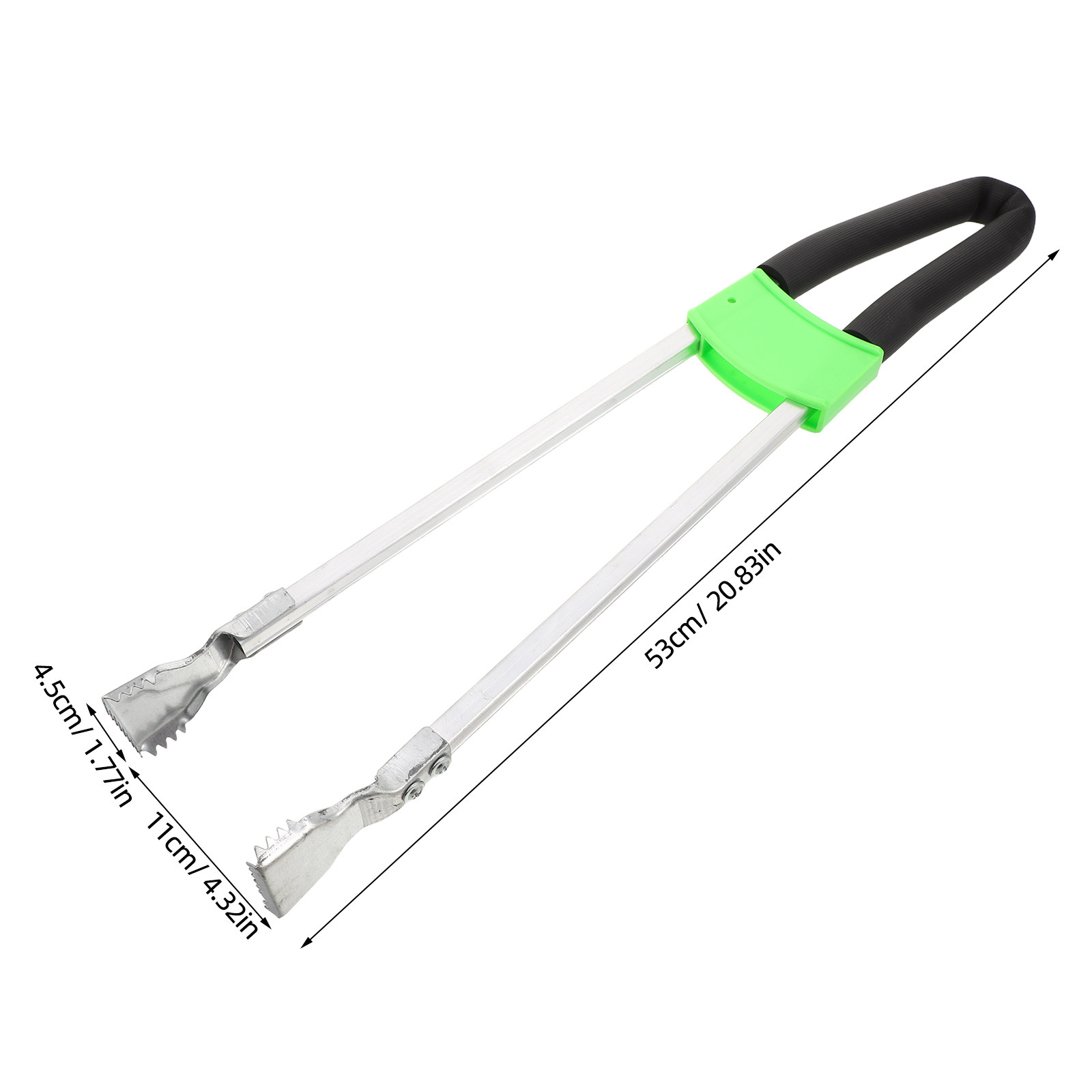 ロング型ゴミ拾いツール、頑丈な金属製ゴミトング、人間工学に基 - Gardening Tools Long のレビューと価格