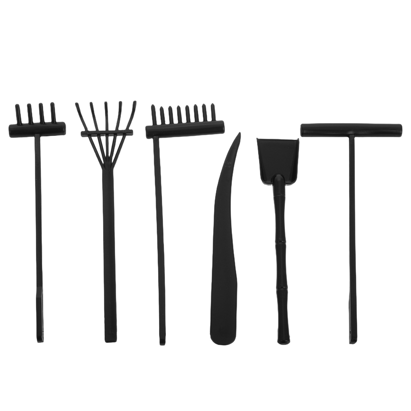 6個入りミニ禅ガーデン砂用熊手ツール プラスチック製砂平滑化 - Gardening Tools And Accessories のレビューと価格