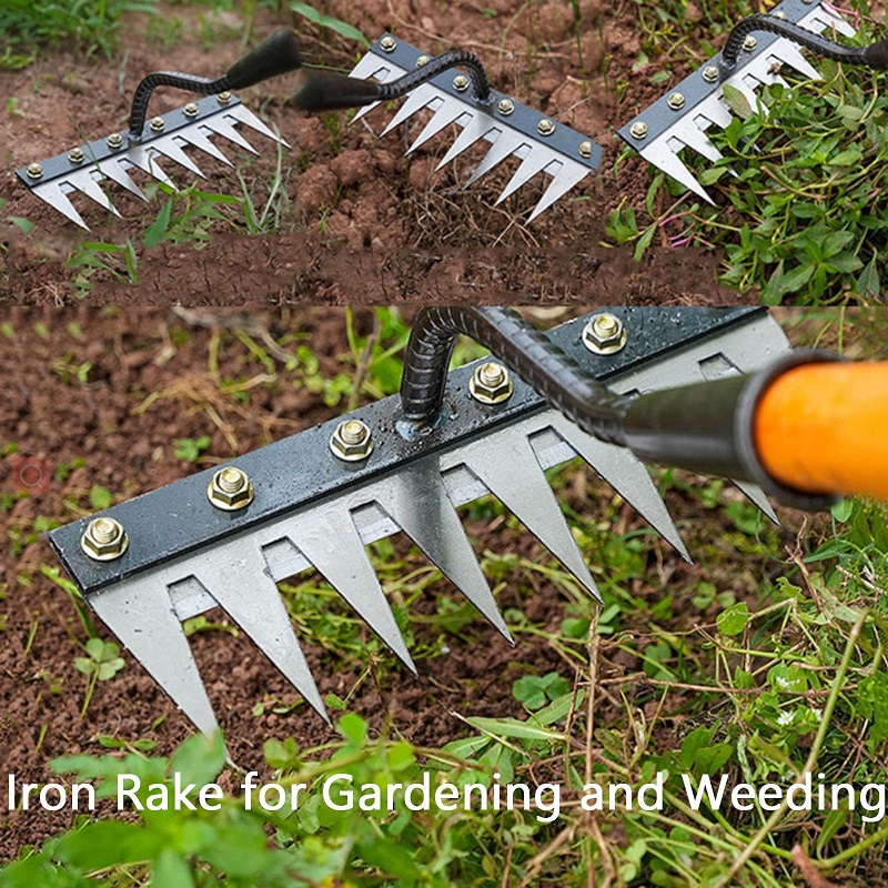 庭の雑草除去ツール 5/6/7/8歯 カーボンスチール製 手 - Gardening Tools To Remove Weeds のレビューと価格