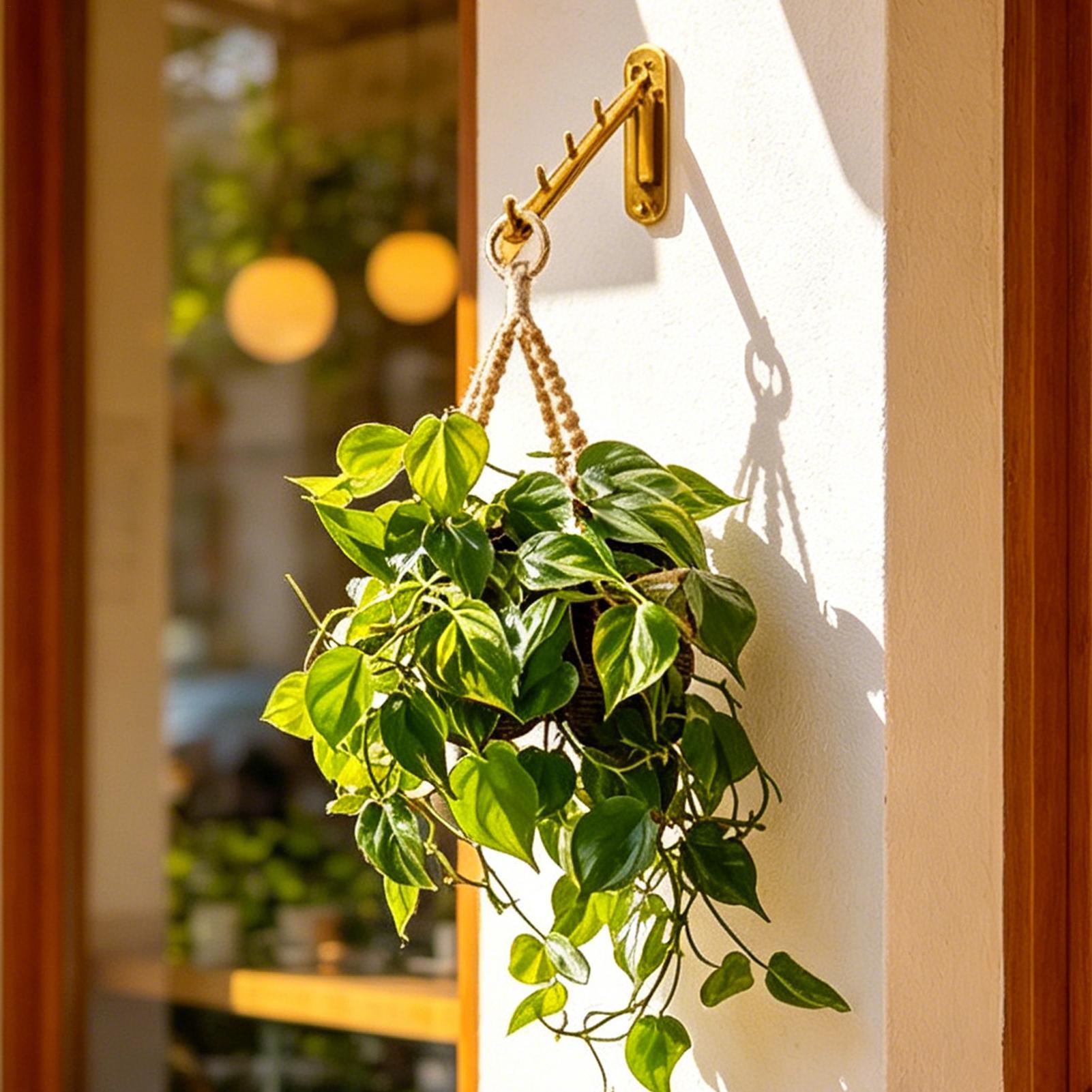 壁掛け式プラントラックプランターハンガー省スペースフラワーポ - Hanging Planter Basket のレビューと価格