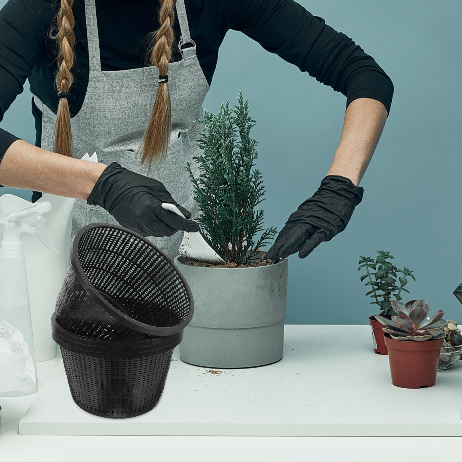 4個入り 水耕栽培ネットポット 5インチ メッシュプラントコ - Hydroponic System のレビューと価格