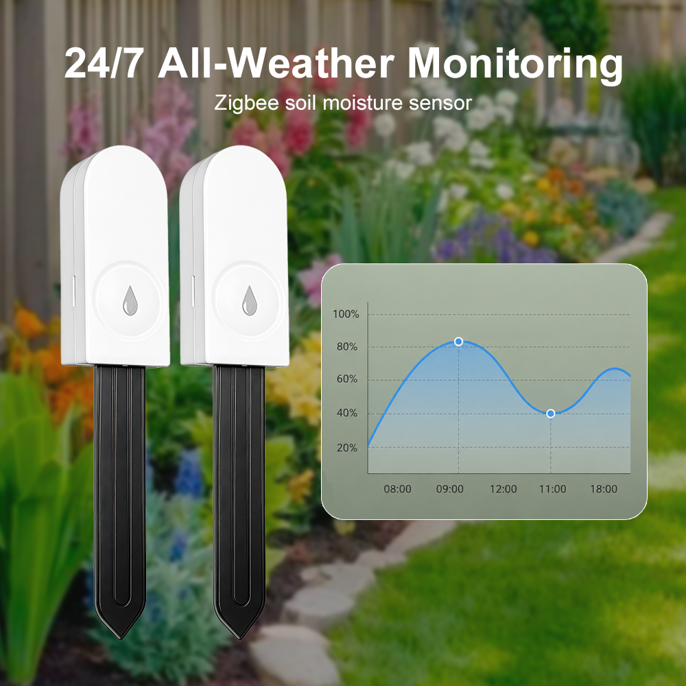 Zigbee 3.0 土壌水分センサー 温度と湿度計 サーモ - Moisture Meter Plant のレビューと価格