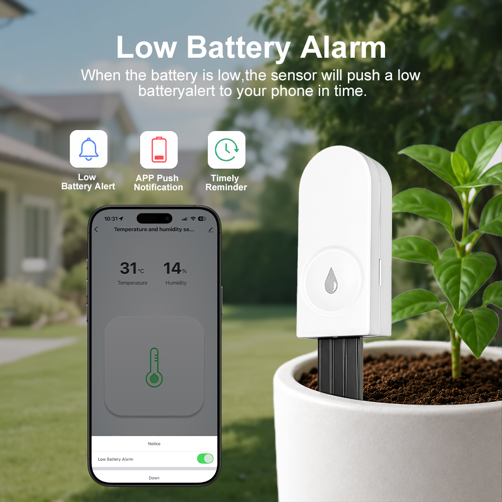 Zigbee 3.0 土壌水分センサー 温度と湿度計 サーモ - Moisture Meter Plant のレビューと価格