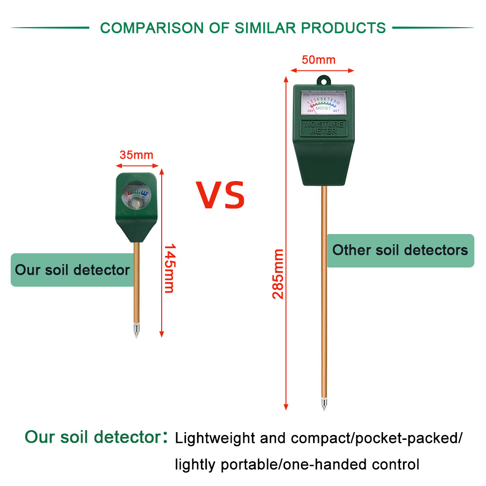 土壌水分テスター湿度計検出器庭の植物花テストツール屋内鉢植え - Moisture Meter Plant のレビューと価格