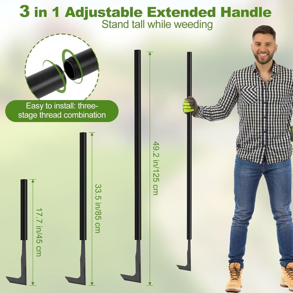強化された手動除草ツール、炭素鋼ハンドル付き、庭、歩道、芝生 - Gardening Tools To Remove Weeds のレビューと価格