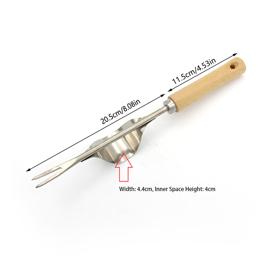 手持ち除草ツール ステンレス鋼製 木製ハンドル付き 手動除草 - Gardening Tools To Remove Weeds のレビューと価格
