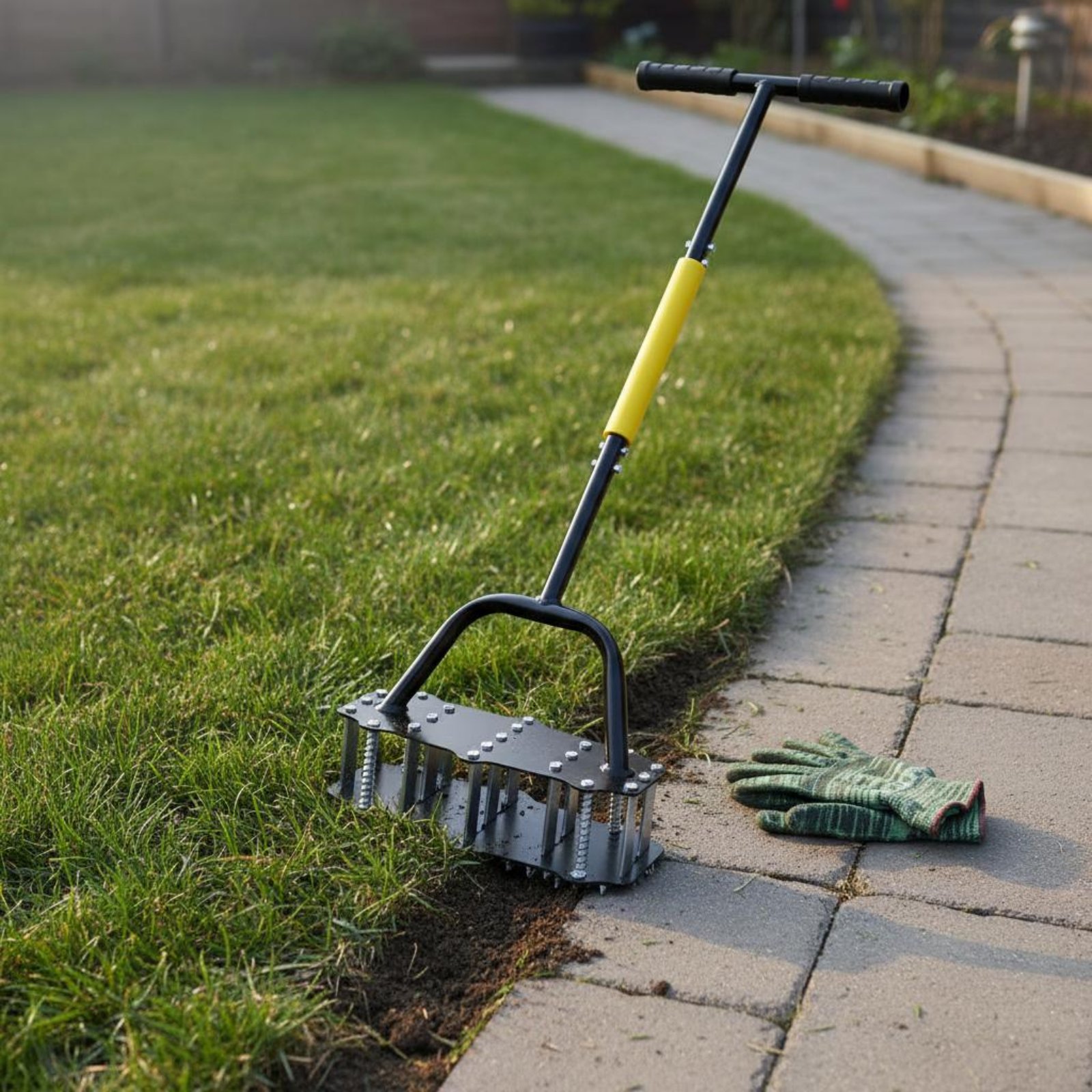 ハーフムーンエッジャー 取り外し可能なデザイン 手動芝生エッ - Gardening Tools Long のレビューと価格