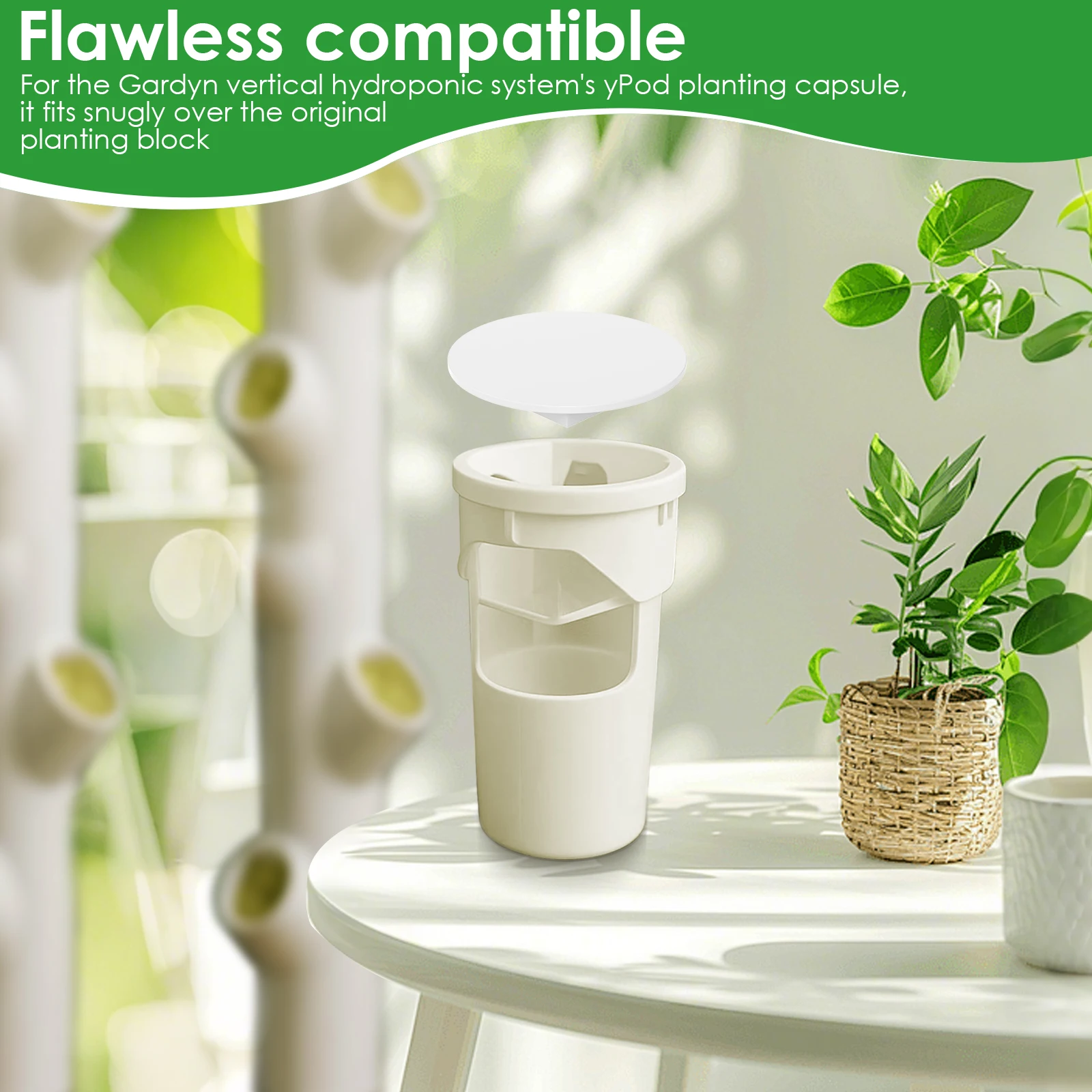20/40 個水耕栽培システムプラスチックカバー再利用可能な - Hydroponic System のレビューと価格