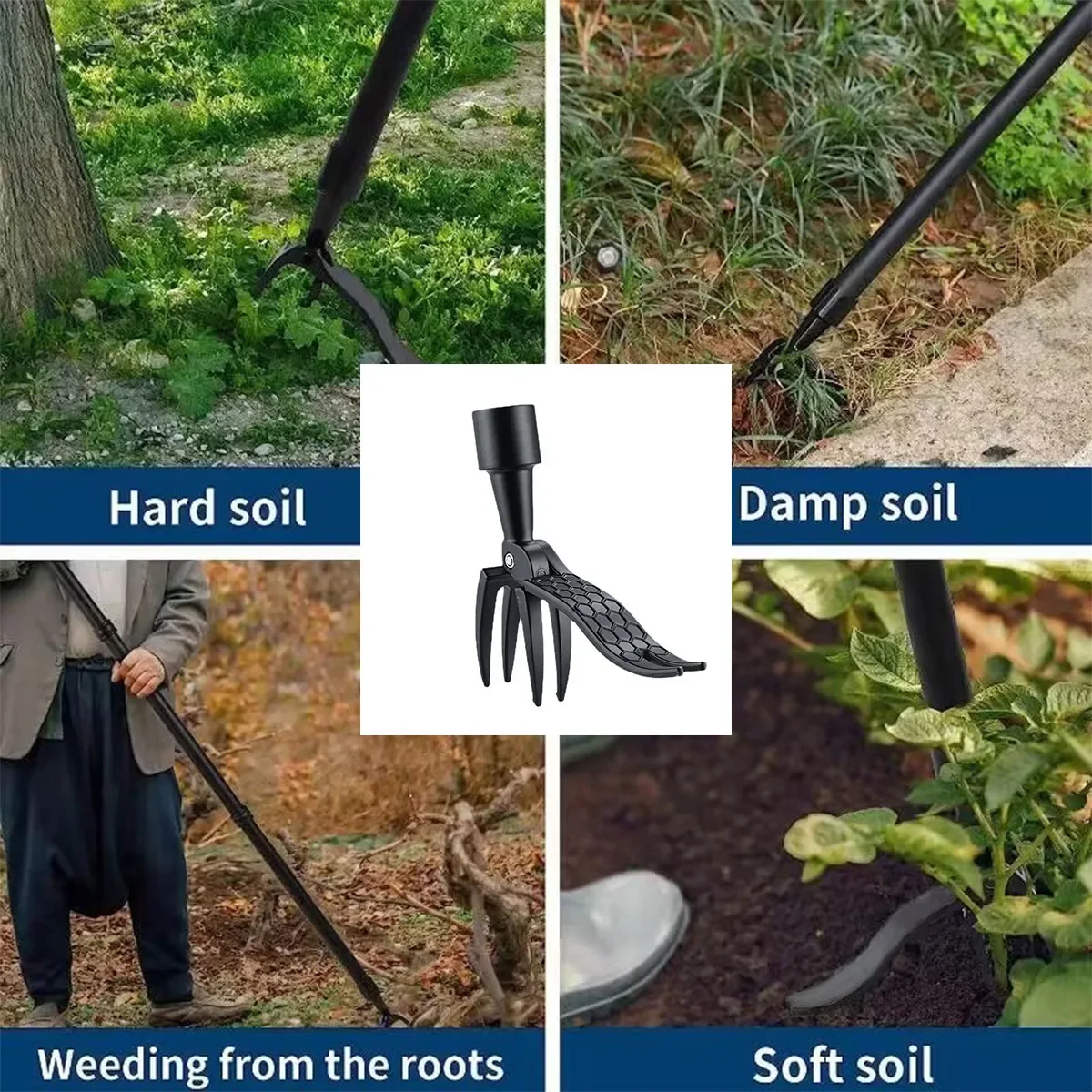 スタンドアップ雑草抜きツール ネジ穴付き ポータブル除草ヘッ - Gardening Tools To Remove Weeds のレビューと価格