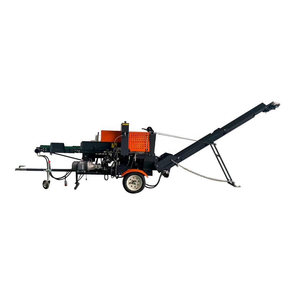 CE認証取得済み20トン水平ログスプリッター、15HP高品質 - Gardening Tools Video のレビューと価格