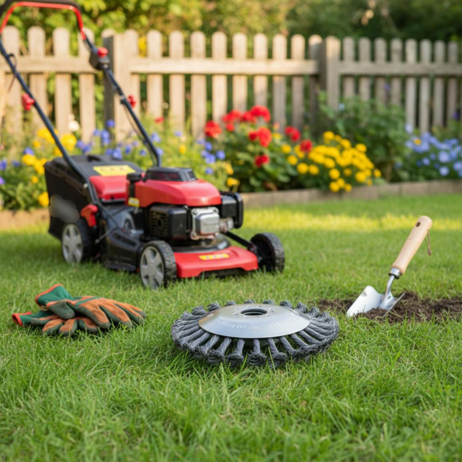 スチールワイヤートリマーヘッド多用途ツイストワイヤー植生ブラ - Gardening Tools And Accessories のレビューと価格