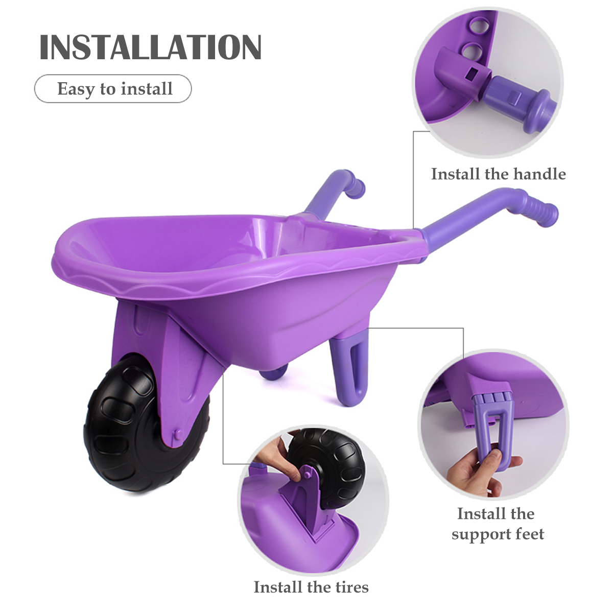 子供用園芸ツールセットおもちゃ、子供用屋外ガーデンビーチカー - Gardening Tools Gift Set のレビューと価格