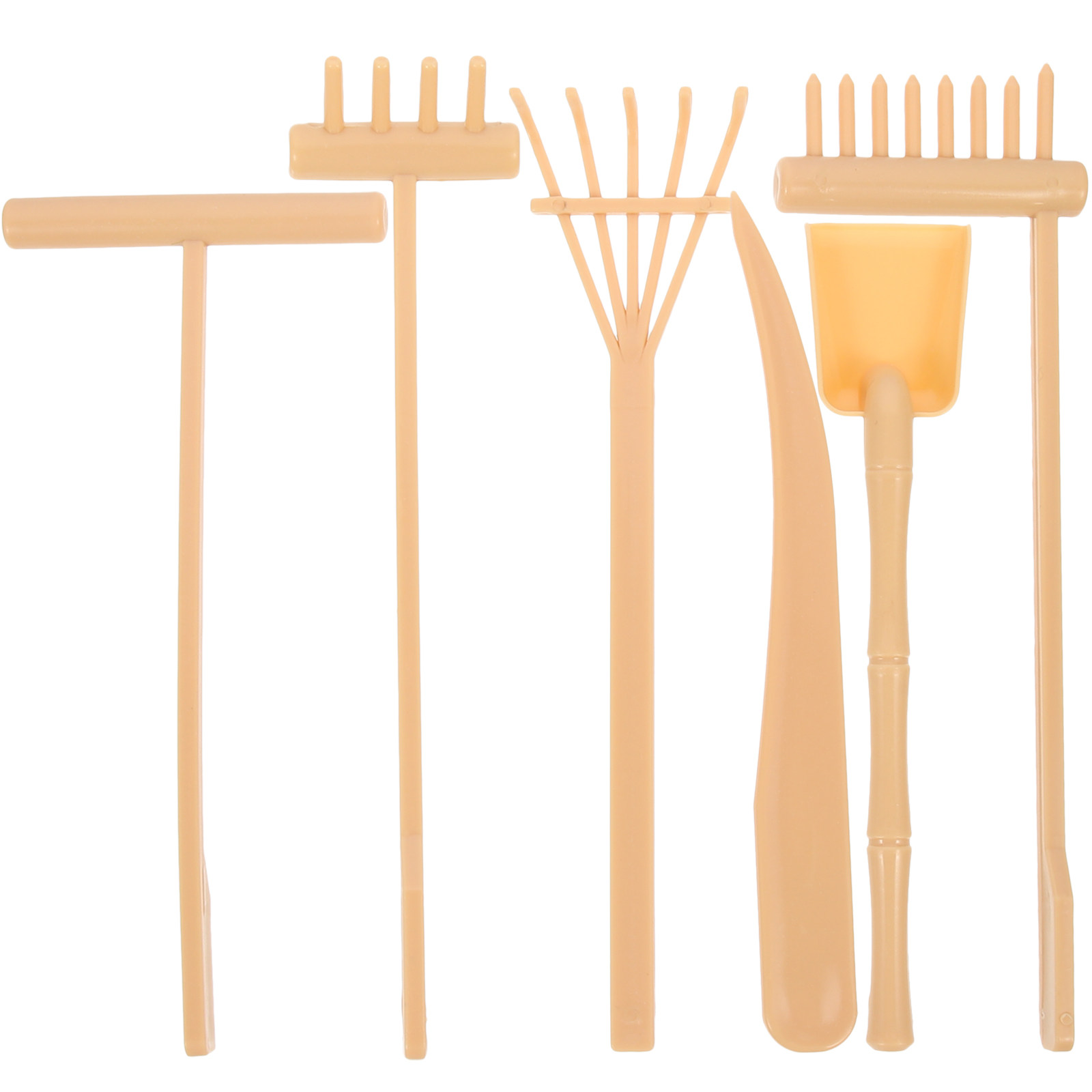6個セット 禅ガーデンレーキ 砂盆ツール ミニサンドテーブル - Gardening Tools And Accessories のレビューと価格