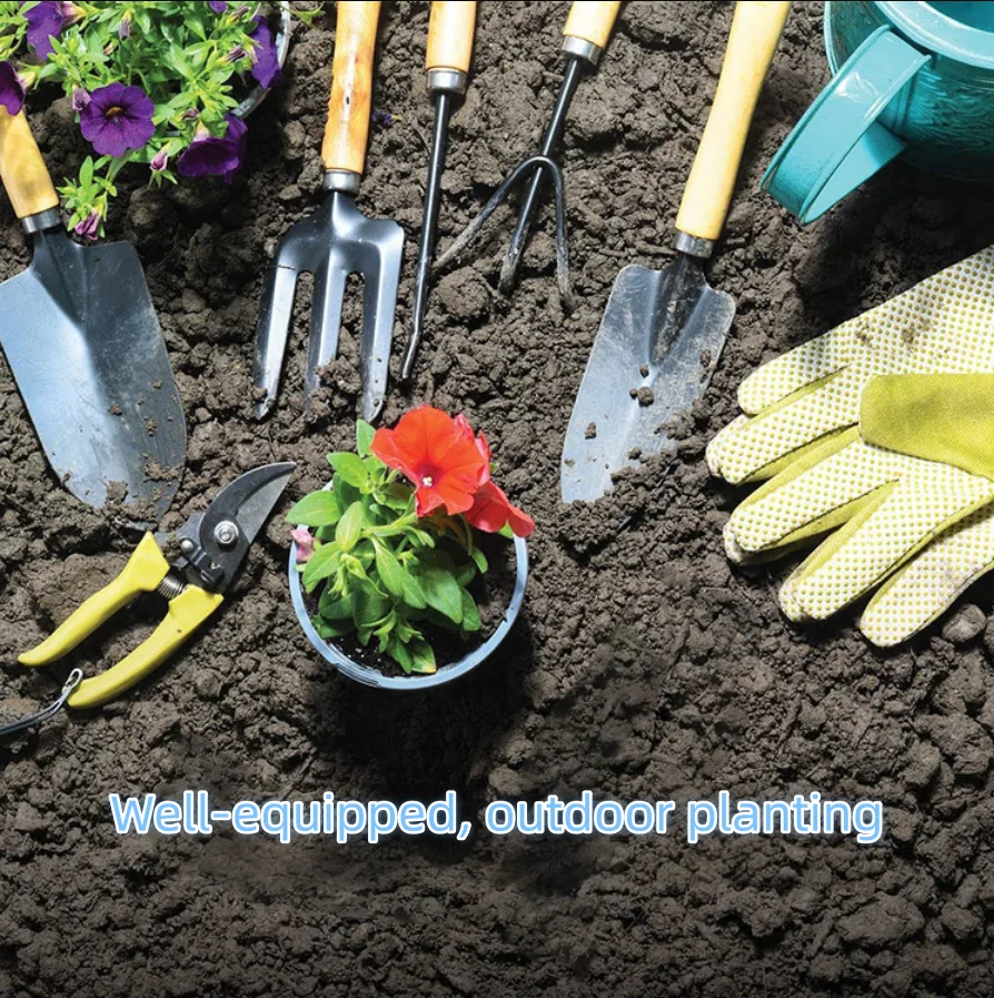 屋外庭園用植栽道具9点セット、園芸工具セット、ハサミギフト、 - Gardening Tools Gift Set のレビューと価格
