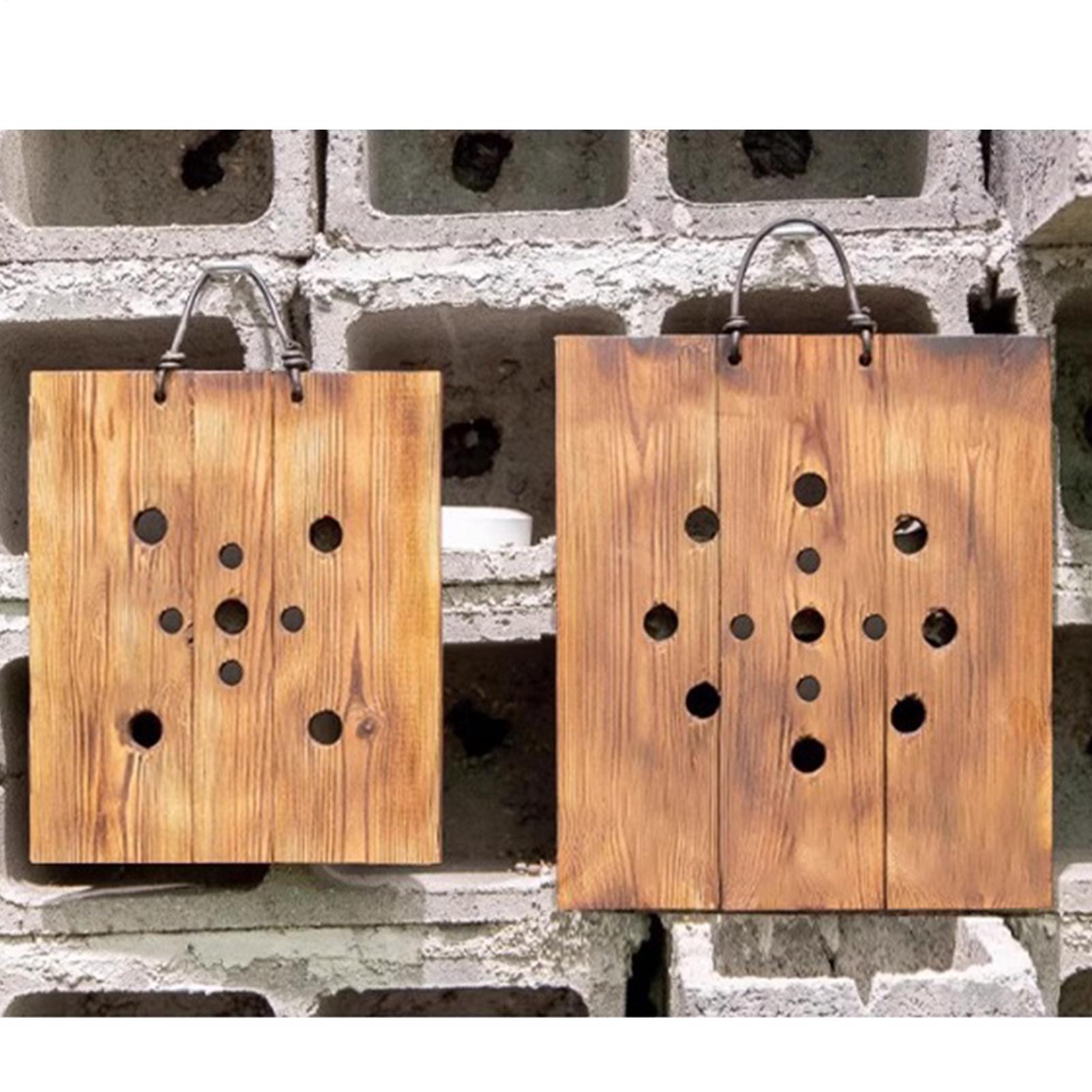 1 個屋内木製スタッグホーンシダ吊りボード壁掛けプランター垂 - Vertical Wall Planter のレビューと価格