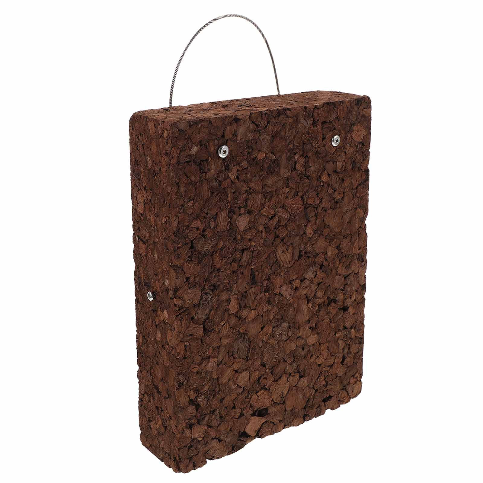 素朴な風合いのシダ取り付けボード、炭化コルク厚板壁掛けプラン - Vertical Wall Planter のレビューと価格