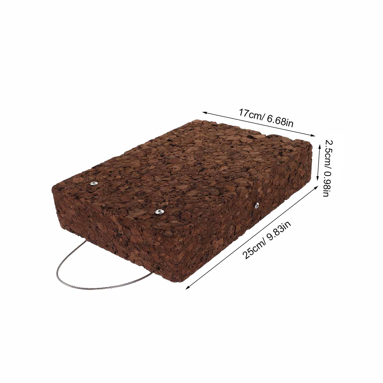 素朴な風合いのシダ取り付けボード、炭化コルク厚板壁掛けプラン - Vertical Wall Planter のレビューと価格