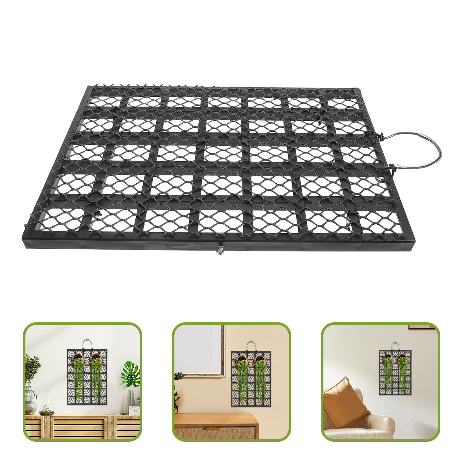 素朴な壁掛け式植栽ボード、スタッグホーンファーン用、簡単設置 - Vertical Wall Planter のレビューと価格