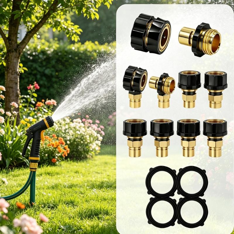 R9UF 4 ピース/パックプラスチック水道管コネクタクイッ - Gardening Tools You Need のレビューと価格