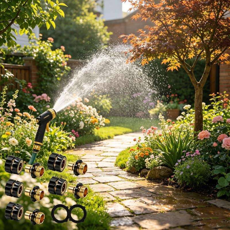 R9UF 4 ピース/パックプラスチック水道管コネクタクイッ - Gardening Tools You Need のレビューと価格