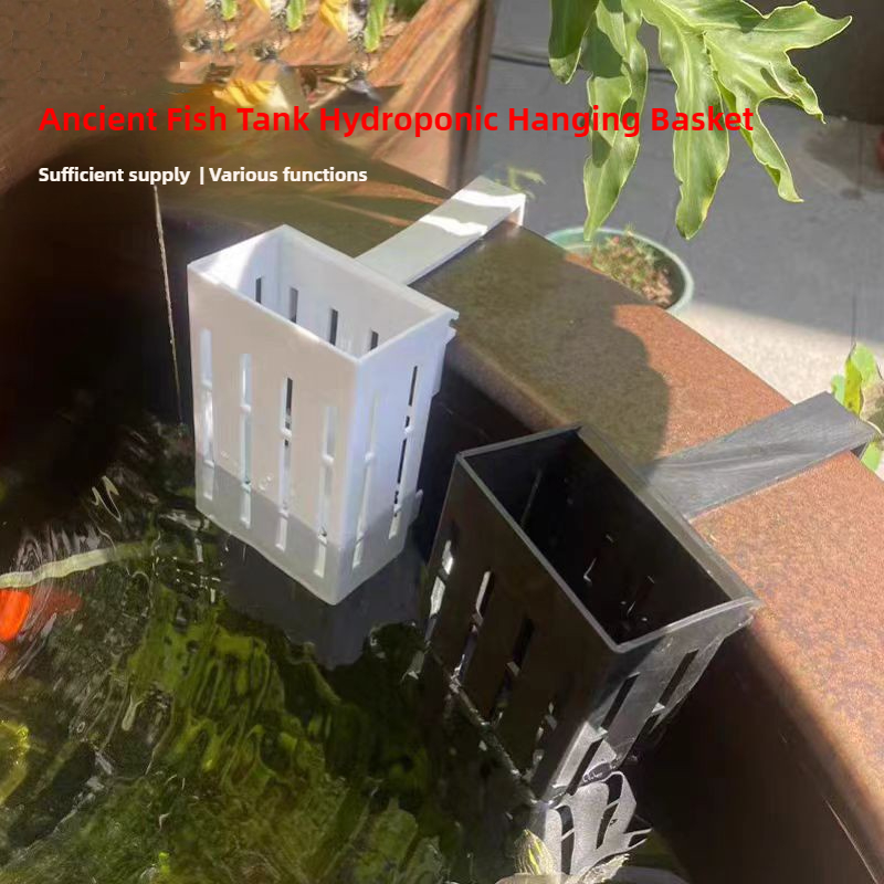 1/3 個水族館植物バスケット壁掛け水耕吊りプランター水槽水 - Hanging Planter Basket のレビューと価格