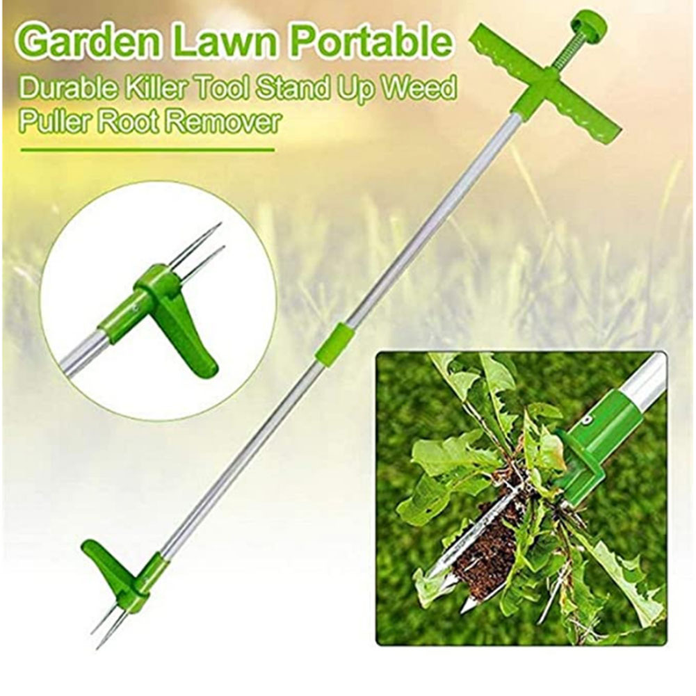 手動耐久性のあるキラーツールスタンドアップ雑草抜き根除去多機 - Gardening Tools To Remove Weeds のレビューと価格