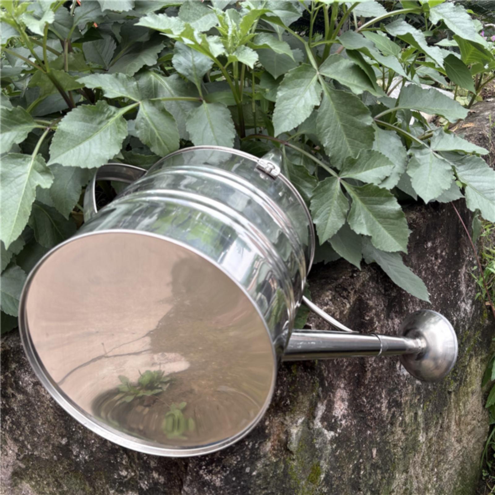 庭の花の水やり缶 ステンレス製 丈夫な植物用じょうろ 長い注 - Gardening Tools Long のレビューと価格