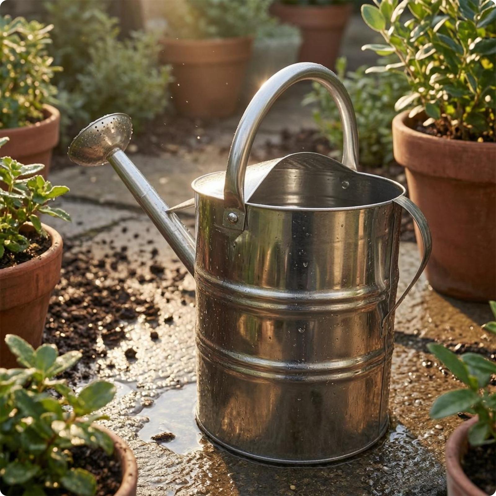 庭の花の水やり缶 ステンレス製 丈夫な植物用じょうろ 長い注 - Gardening Tools Long のレビューと価格