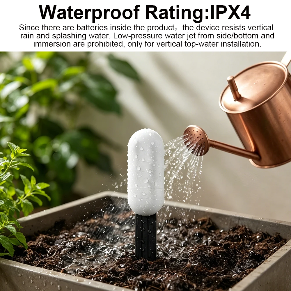 Tuya Zigbee 温度湿度水分検出器 スマート土壌テス - Moisture Meter Plant のレビューと価格