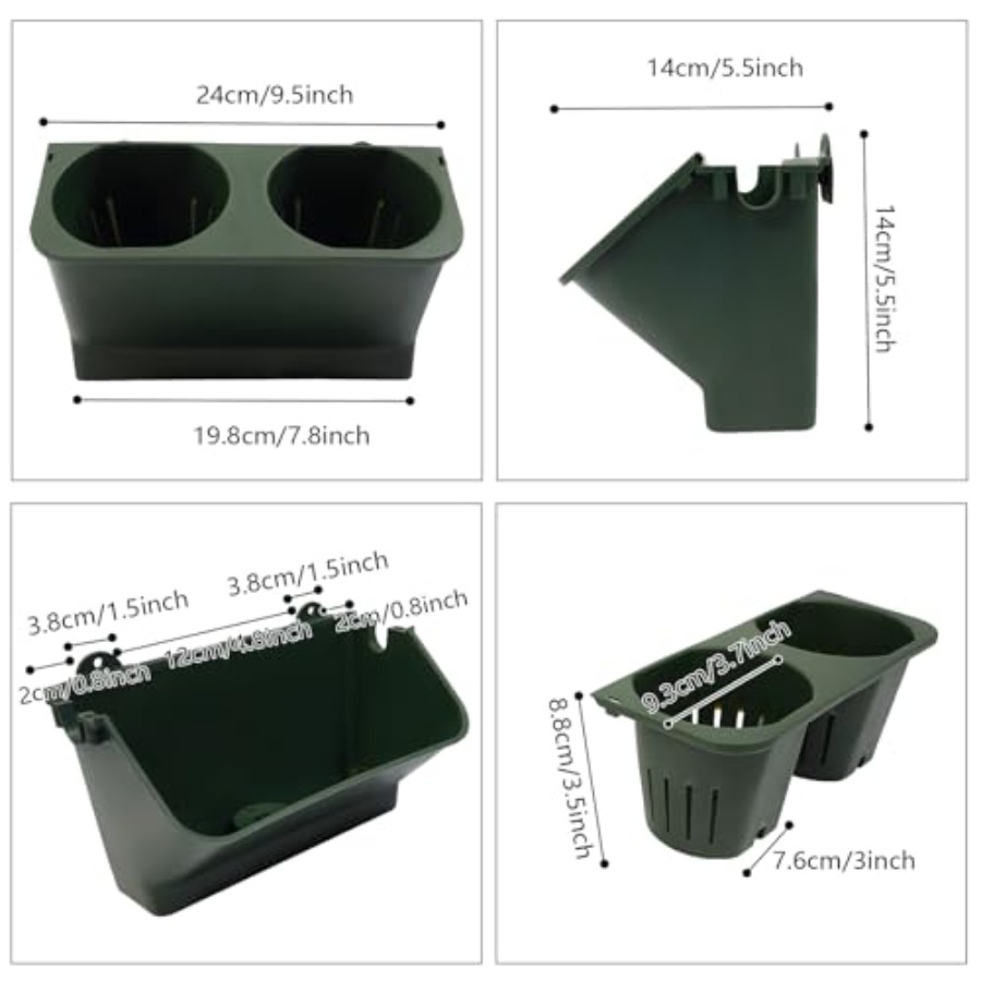 バルコニーや庭用の垂直壁掛けプランター、耐久性のある生地製、 - Vertical Wall Planter のレビューと価格